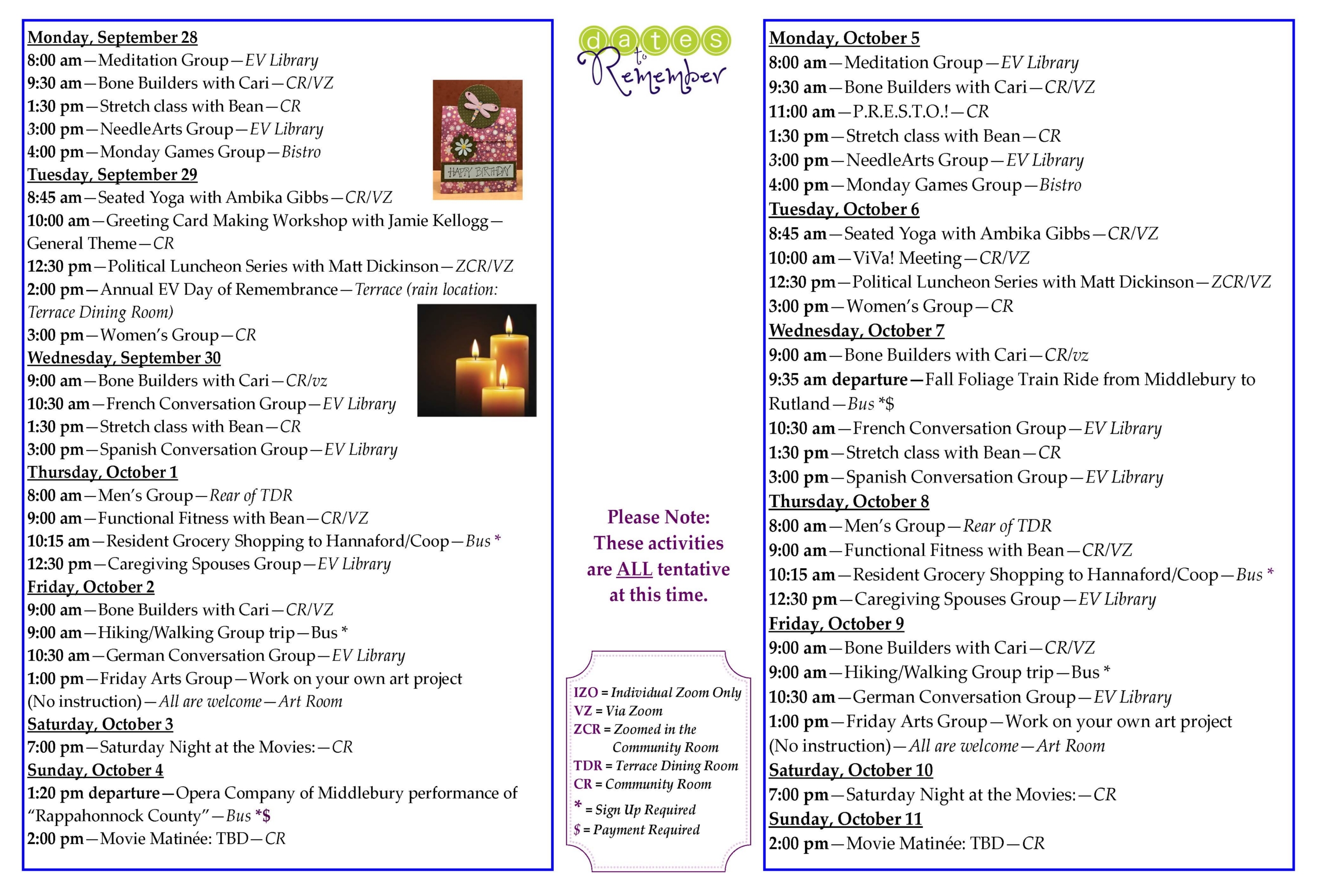 Save The Date at Eastview at Middlebury